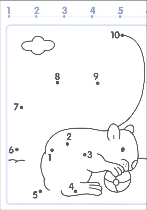Preschool Connect The Dots Worksheets 1 10 1365542 Free Worksheets 