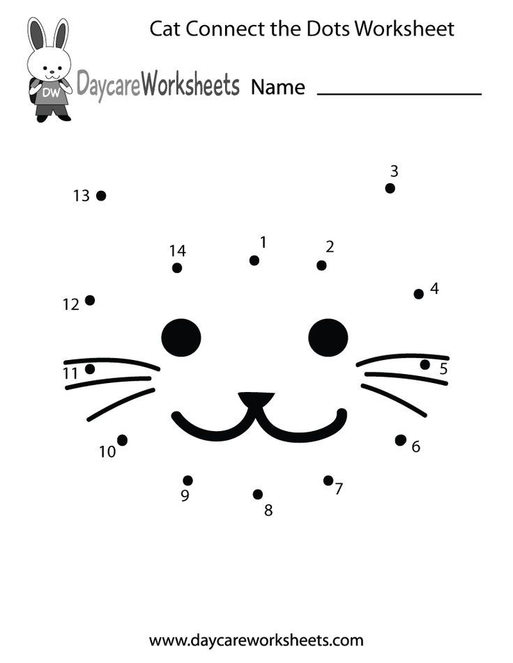Preschoolers Can Connect The Dots To Make A Cat In This Free Activity 