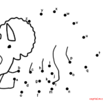 Printable Coloring Pages Connect The Dots Dinosaur Dot To Dot Dot