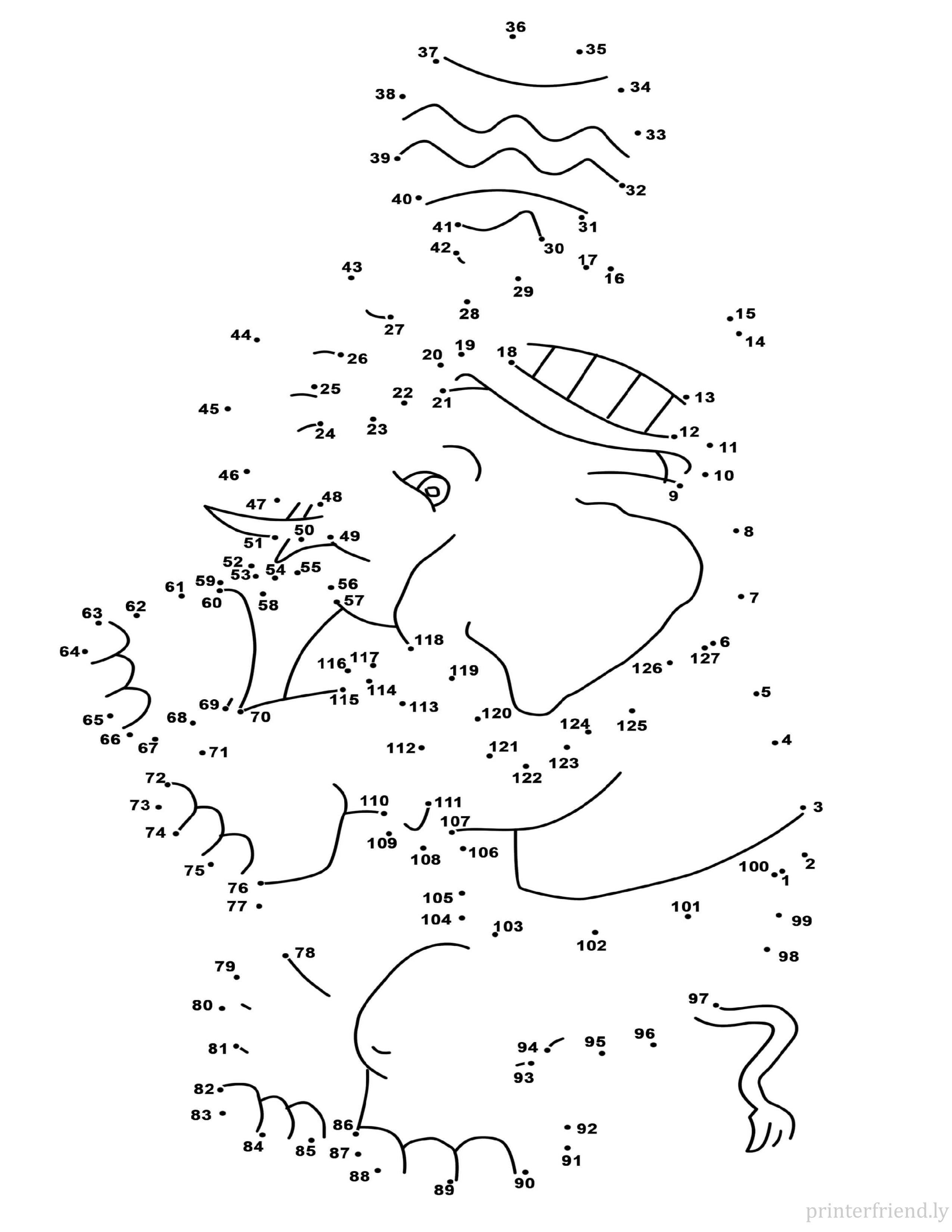 Printable Connect The Dot Worksheets For Adults hard Printerfriend ly