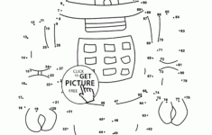 Robot Connect The Dots Coloring Pages For Kids Dot To Dots Printables