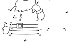 Santa Claus Connect The Dots Count By 2 s Christmas