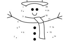 Snowman Dot To Dot Christmas Worksheets Dot Worksheets Joining Dots