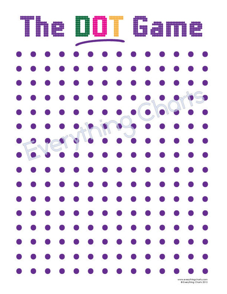 The Dot Game PDF Files Printables Etsy