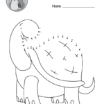 Uppercase Letters Connect The Dots Worksheet Free Printable